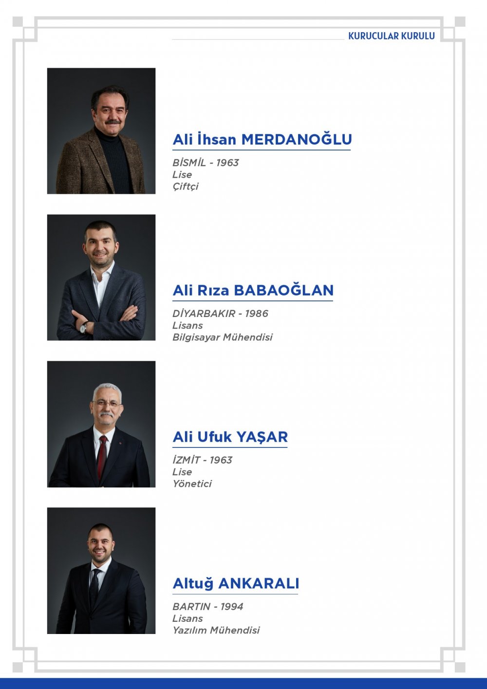 deva partisi kurucular listesi