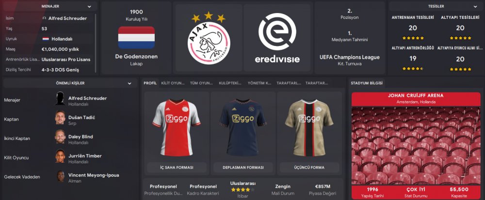 Football Manager 2023 (FM23) forma paketi indir