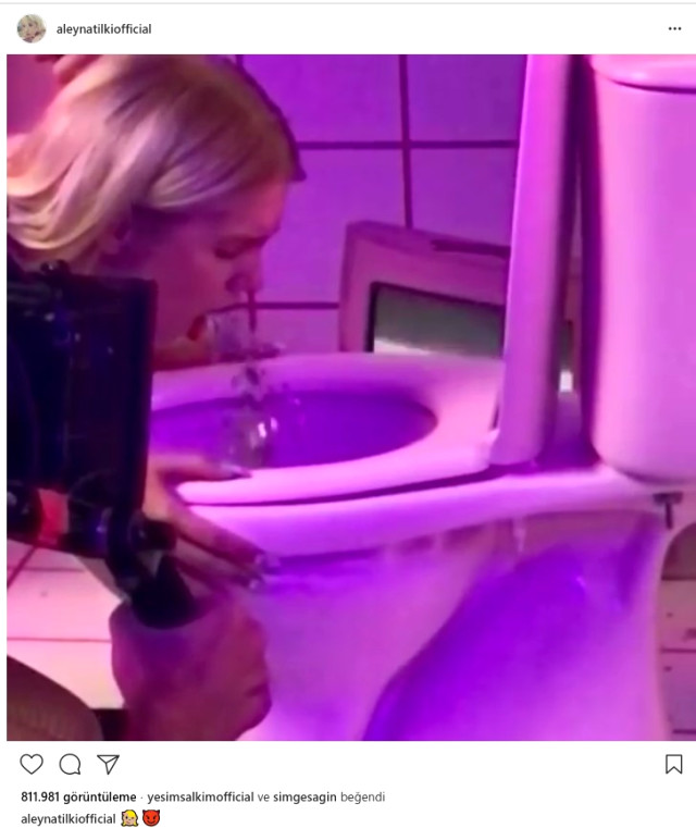 aleyna tilki sahne arkası