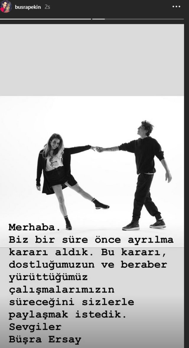 büşra pekin ersoy üner ayrılık 