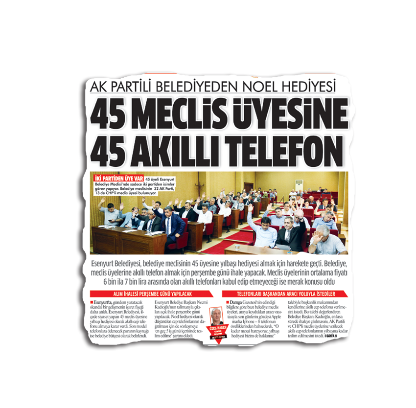 esenyurt telefon ihalesi