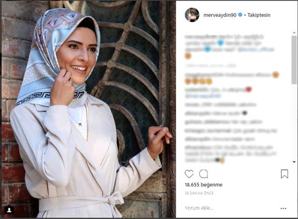 merve aydın tesettür