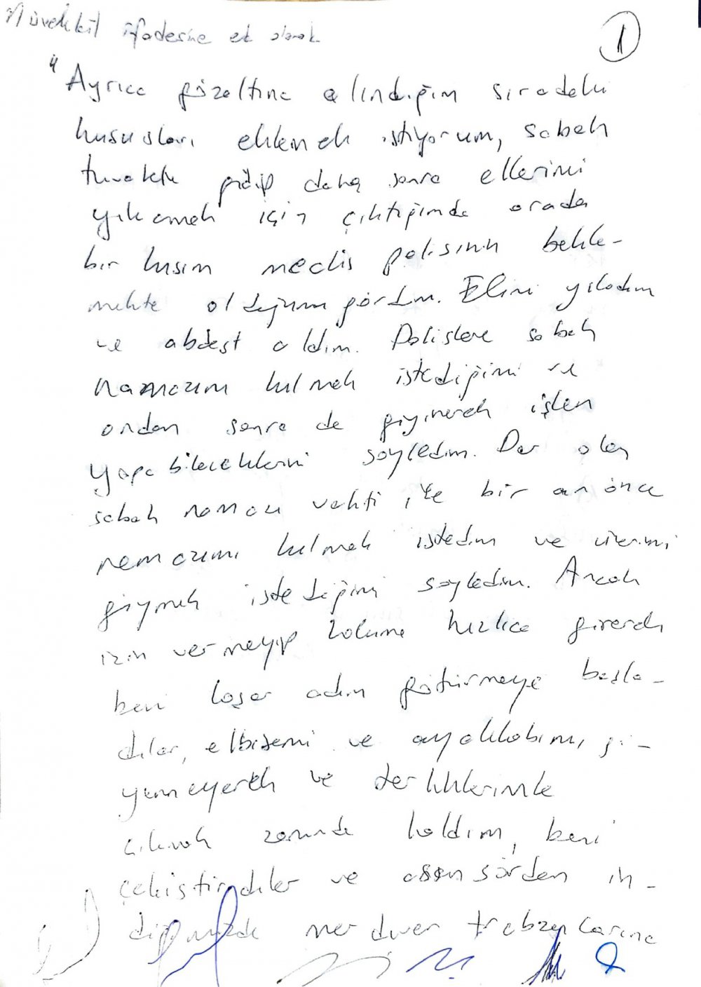 Ömer Faruk Gergerlioğlu ifade