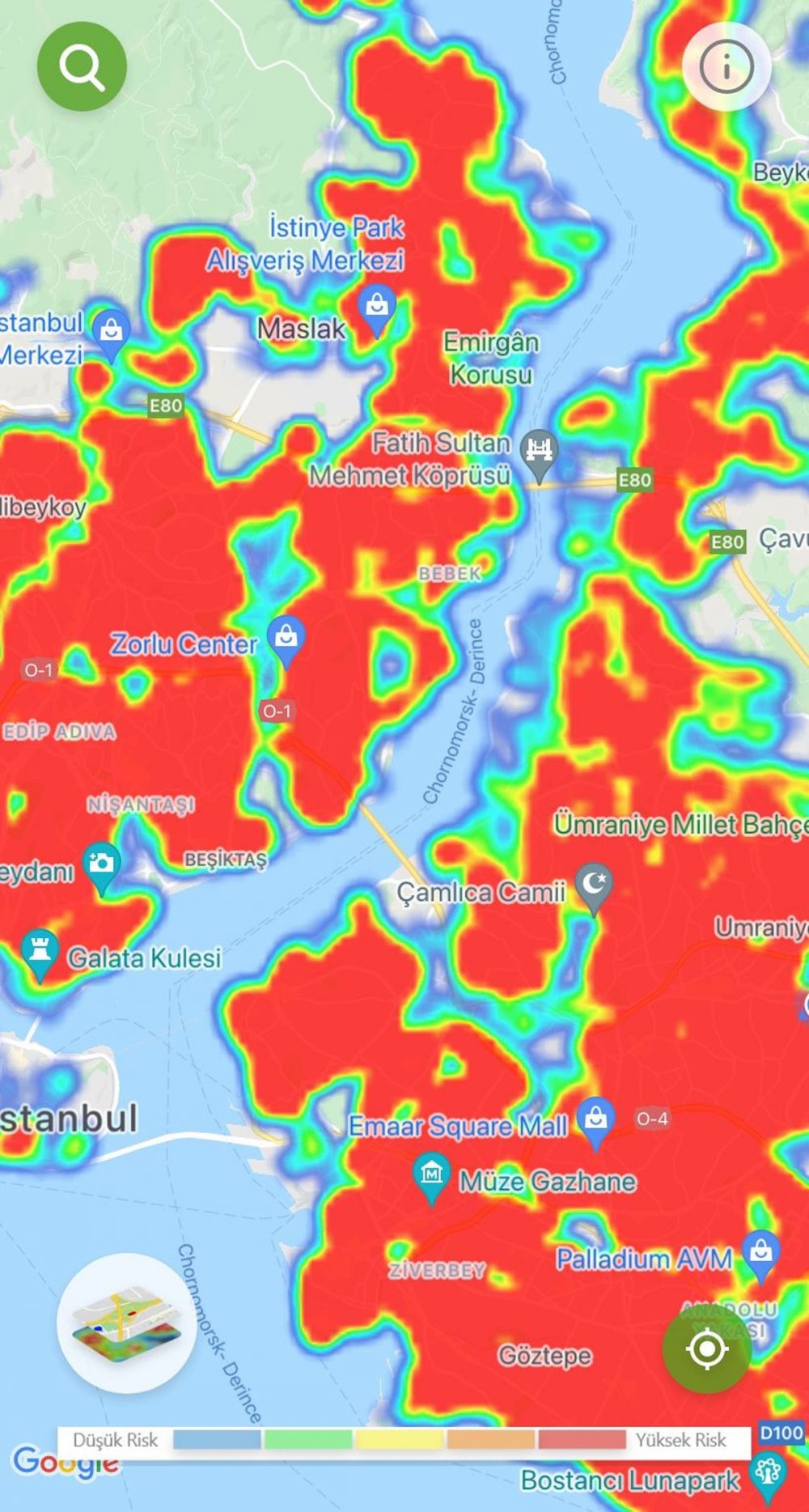 omicron istanbul haritası