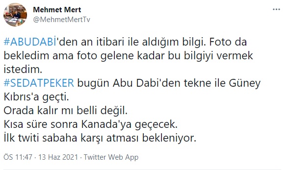 sedat peker güney kıbrıs