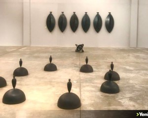 Sanatçı Osman Dinç'in heykel sergisi