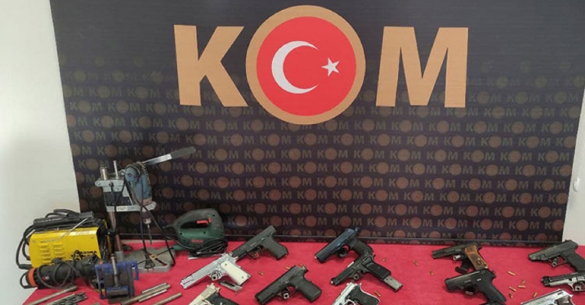 Eskişehir'de silah kaçakçılığı operasyonunda 9 şüpheli yakalandı