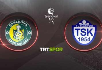 Şanlıurfaspor - Tuzlaspor maçı TRT SPOR'da