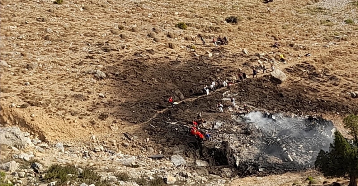 Kahramanmaraş'ta düşen yangın söndürme uçağının enkazında olay yeri inceleme çalışmaları tamamlandı