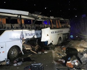 Çankırı'da otobüs  devrildi: 2 ölü