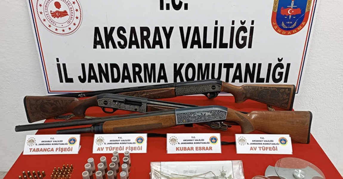 Aksaray'da uyuşturucu ticareti yapan şüpheli tutuklandı