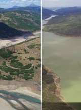 Bingöl'de kuraklıktan etkilenen Özlüce Barajı, kar ve yağmur sularıyla canlandı