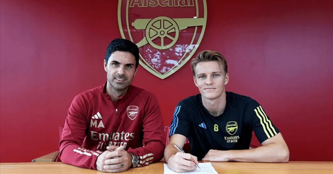 Arsenal, Martin Odegaard'ın sözleşmesini uzattı