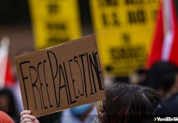 Washington'da Filistinlilerin İsrail karşıtı protestosunda 7 kişi gözaltına alındı