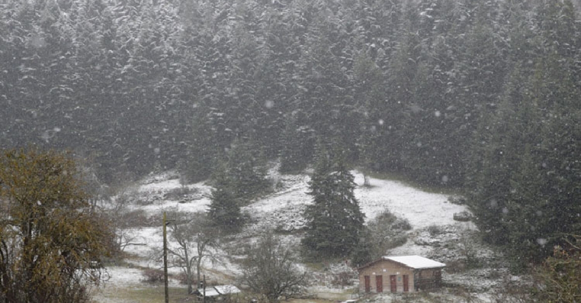 Abant'a mevsimin ilk karı yağdı