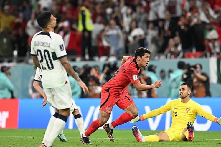 Portekiz'in ardından son 16 turu bileti alan ikinci takım Güney Kore oldu