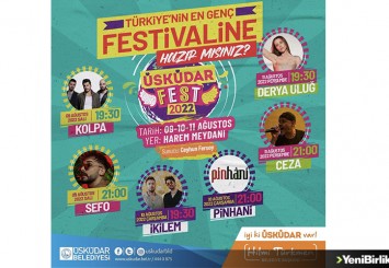 Türkiye'nin en genç festivali Üsküdar'da…