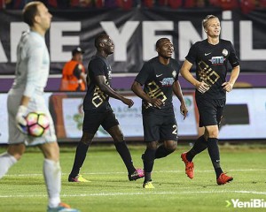 Osmanlıspor Avrupa'da turu 5 golle geçti