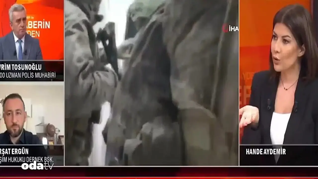 TV100’de Hande Aydemir Canlı Yayında Sandalyeden Düştü! Stüdyoda Kısa Süreli Panik Yaşandı 2