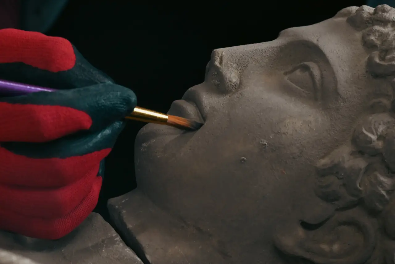 Aspendos'ta tarihi keşif: Hermes Heykeli gün yüzüne çıkarıldı 4