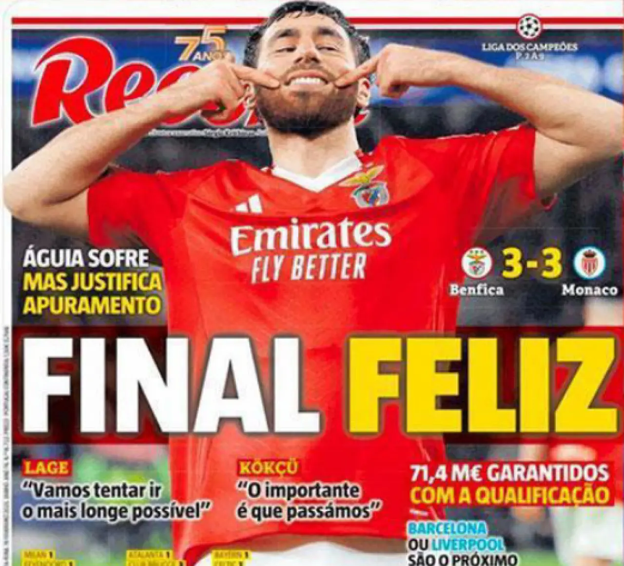 Türk Büyüsü Ortaya Çıktı: Portekiz’de Orkun Kökçü ve Kerem Aktürkoğlu Manşetlerde! 5