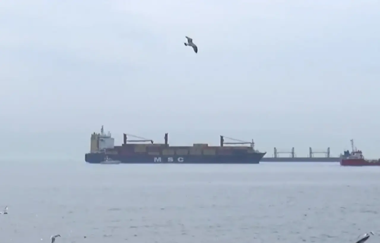 İstanbul Boğazı’nda Kritik Anlar! Liberya Bayraklı Kargo Gemisi Karaya Oturdu 2