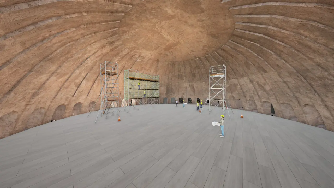 Ayasofya’da geleceğe miras için tarihi adım! Kubbe tüm detaylarıyla yenileniyor 4