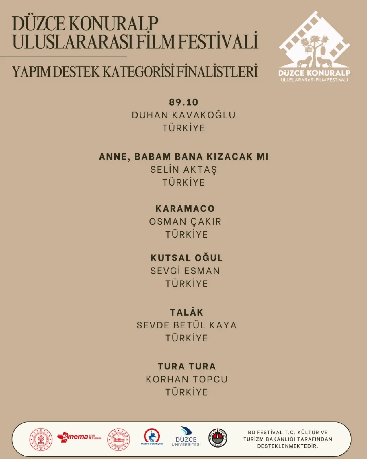 Düzce Film Festivali’nde Finalistler Açıklandı! İşte 1312 Film Arasından Sıyrılanlar 19