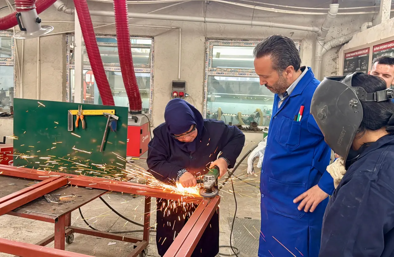 Kırşehir’de kadın kaynakçılar meslek algısını değiştiriyor 2