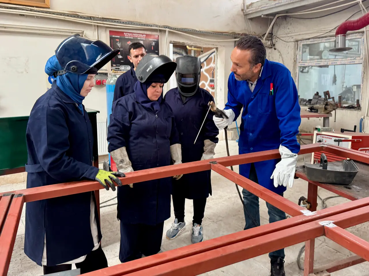 Kırşehir’de kadın kaynakçılar meslek algısını değiştiriyor 4