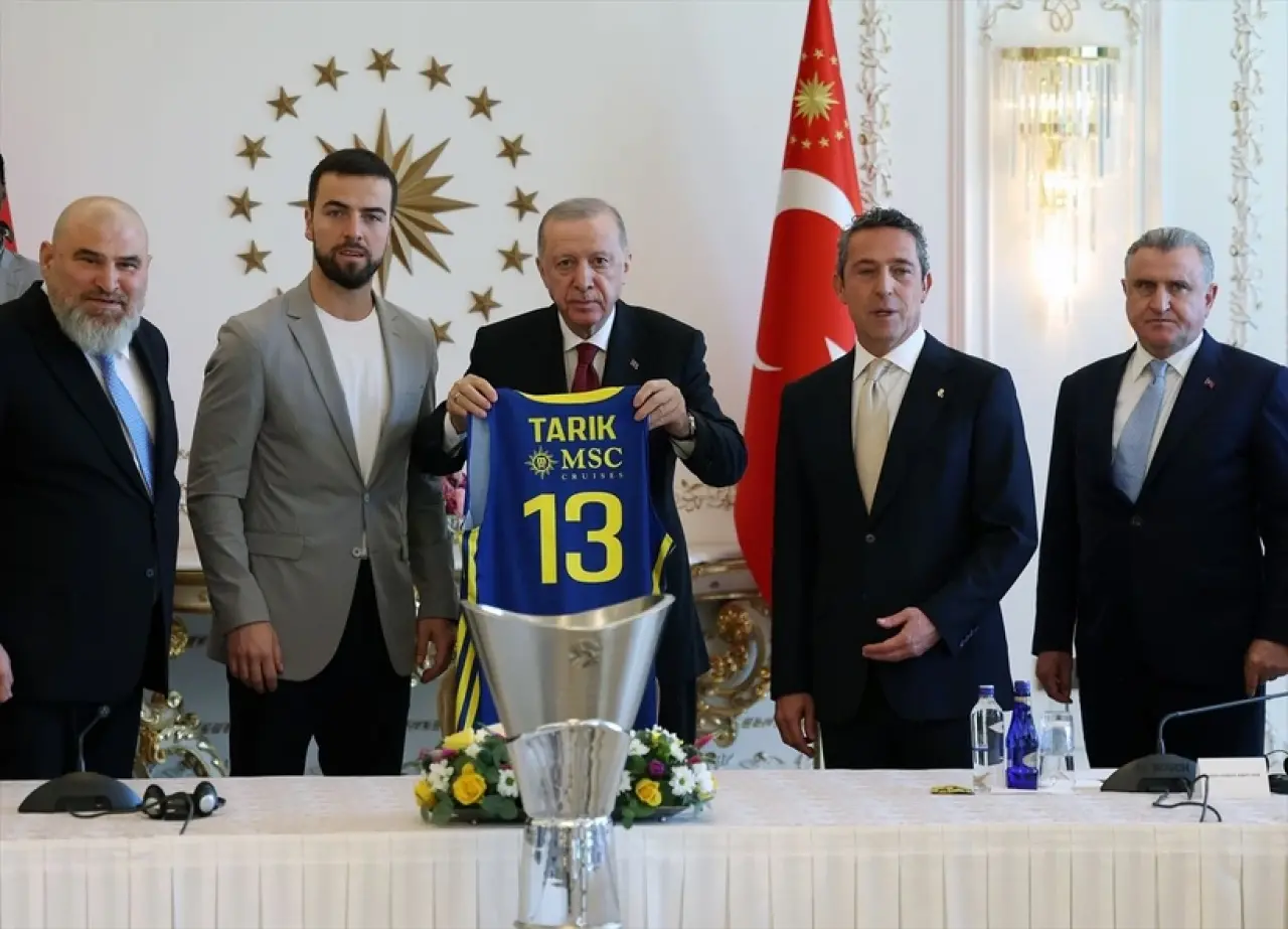 Fenerbahçe Avrupa’nın zirvesinde Erdoğan şampiyonları tebrik etti 7