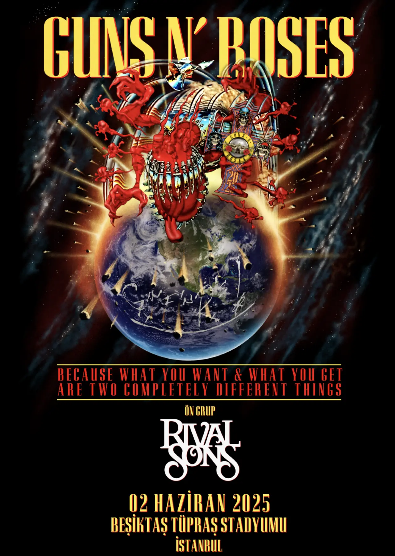 Guns N’ Roses İstanbul’a Geliyor! 32 Yıl Sonra Aynı Sahne, Aynı Heyecan 3