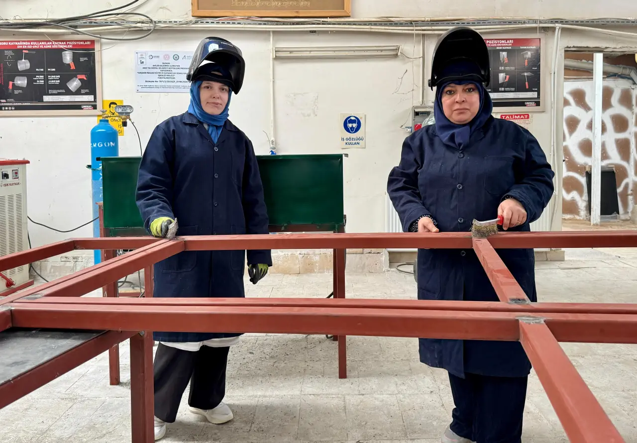 Kırşehir’de kadın kaynakçılar meslek algısını değiştiriyor 1