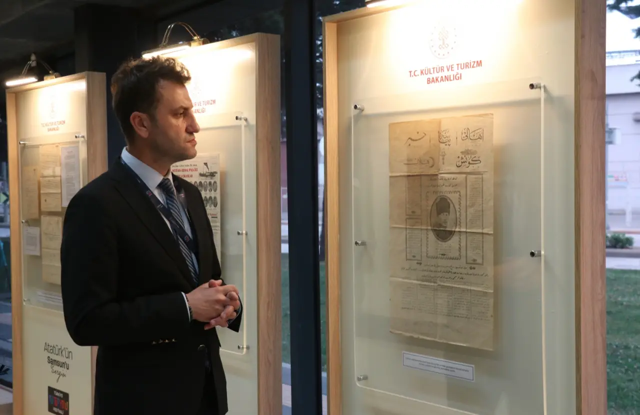 Tek manşet, ortak hafıza: Atatürk’ün 1924 Samsun ziyareti sergide canlanıyor 1