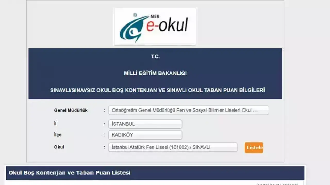 LGS 2025 taban puanlar ve yüzdelikler merak konusu 4