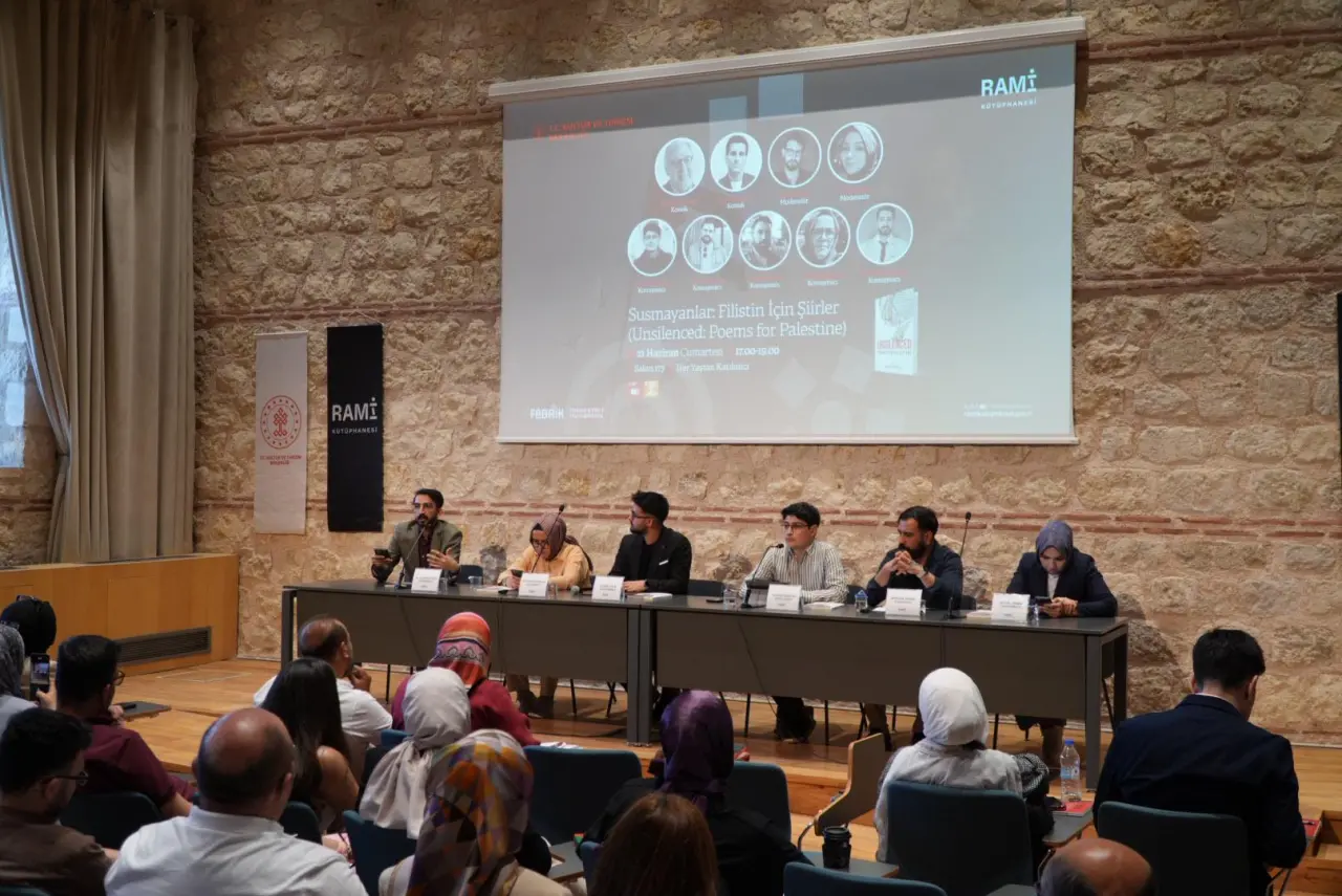 Susmayan şiirler Filistin için bir araya geldi 2