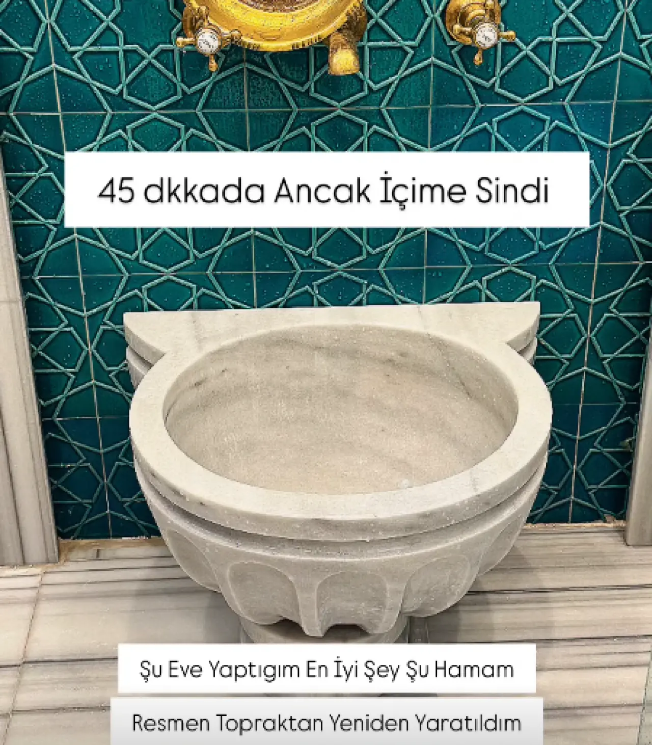 Kadir Ezildi’nin balayı sonrası lüks hamamı sosyal medyada dikkat çekti 3