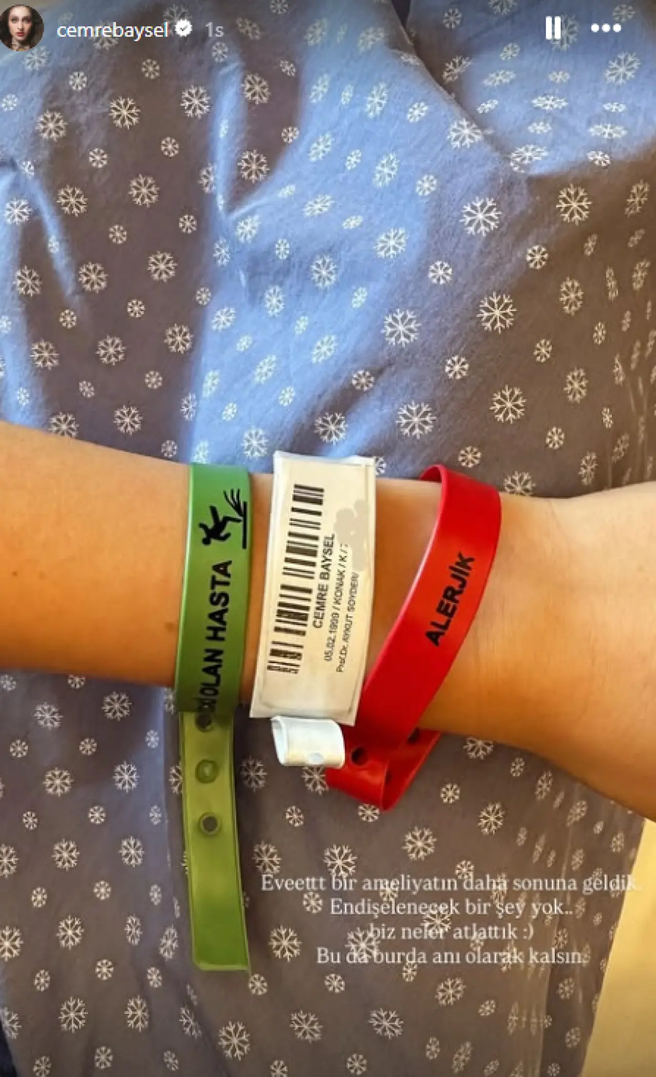 Cemre Baysel’in sağlık durumu merak konusu: “Ameliyat bitti” 2