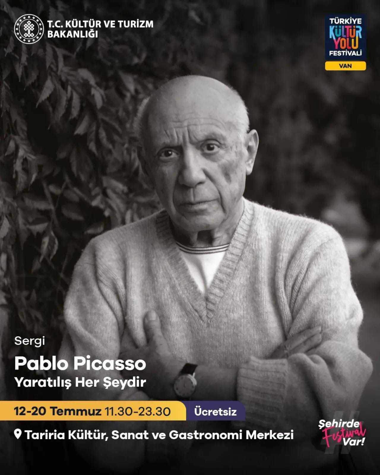 Van kültür yolu festivali başlıyor: Picasso’nun eserleri ilk kez Van’da! 1