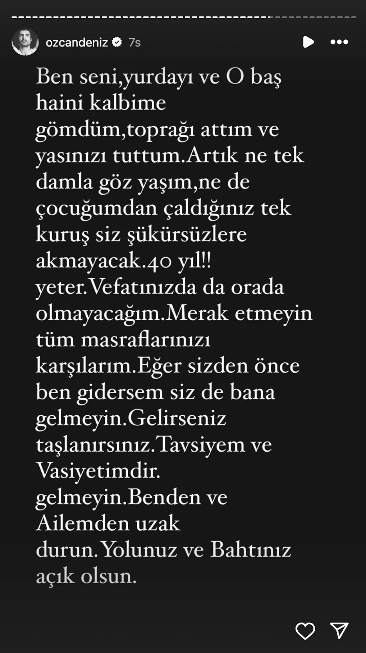 Özcan Deniz’den şok vasiyet! Ailesine sert sözler 3