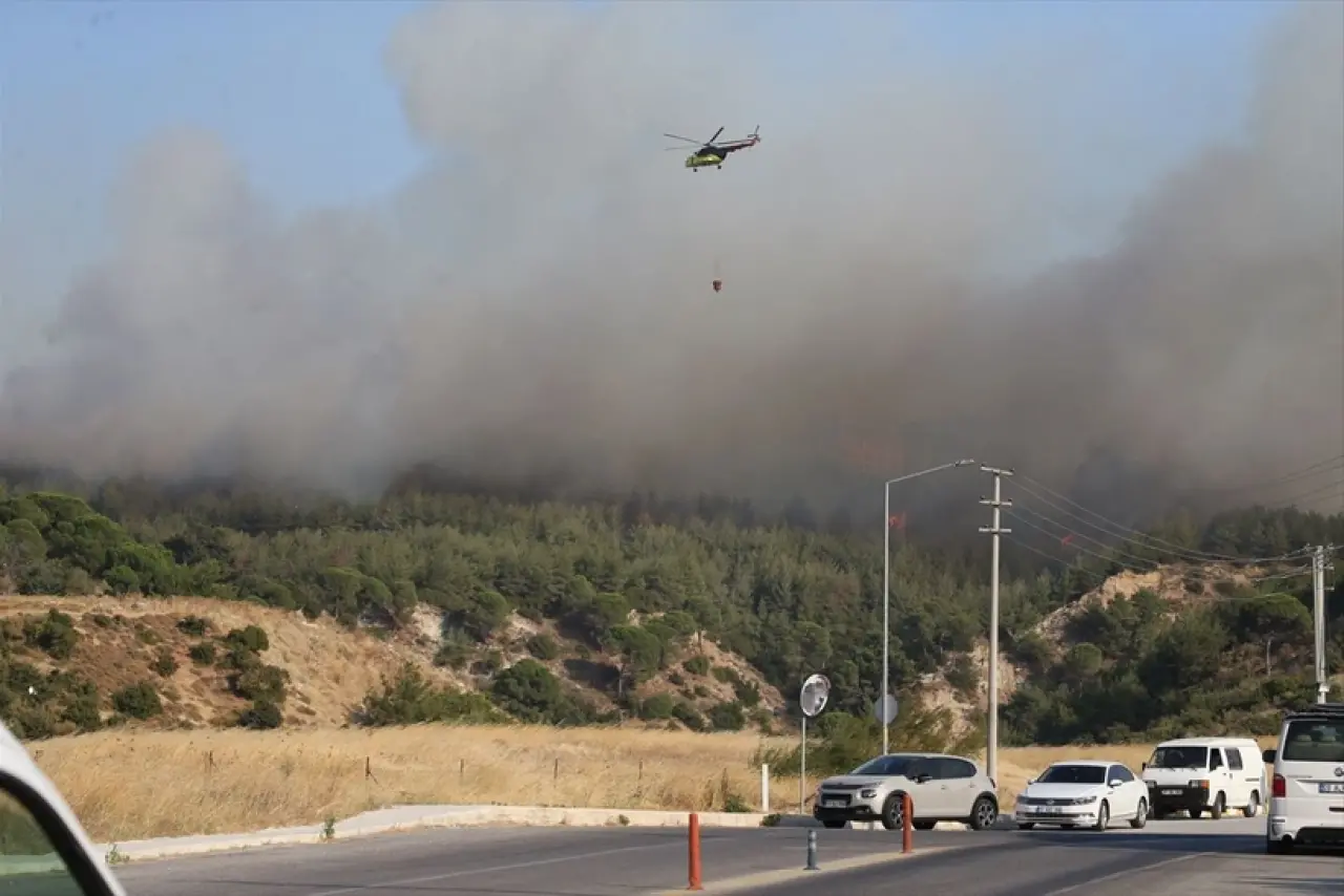 Çanakkale alev alev! 4 sabotaj şüphelisi gözaltında 10
