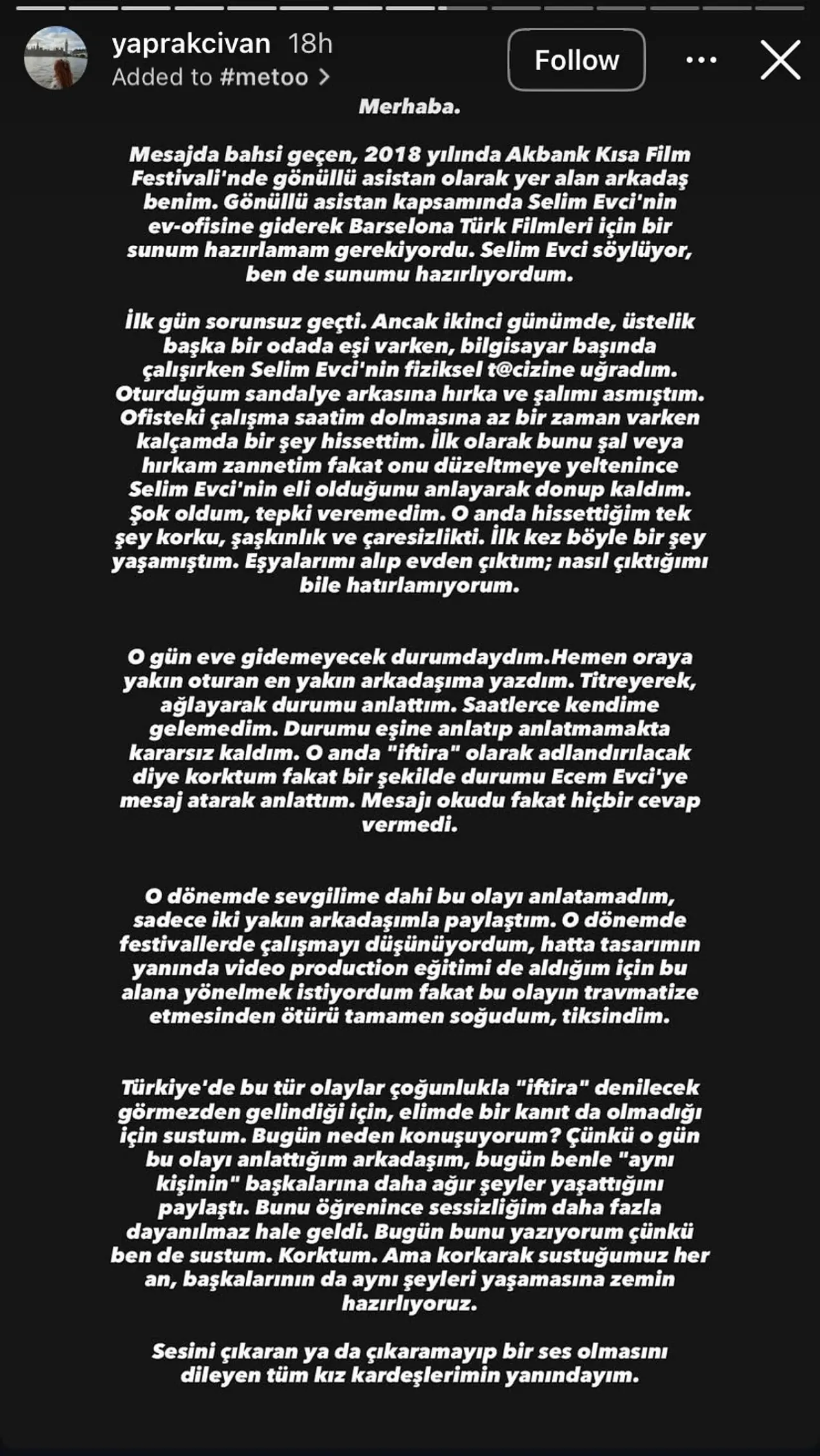 Yaprak Civan konuştu, ortalık karıştı! Ünlü yönetmen Selim Evci'nin kariyeri sarsılıyor 1