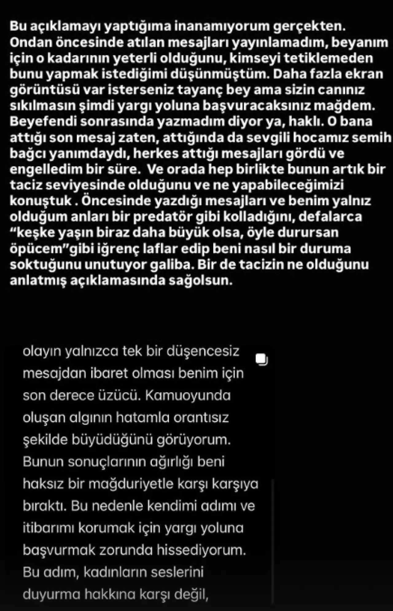 Tayanç Ayaydın taciz iddialarına cevap verdi, Doğa Lara Akkaya daha fazlasını açıkladı! 3
