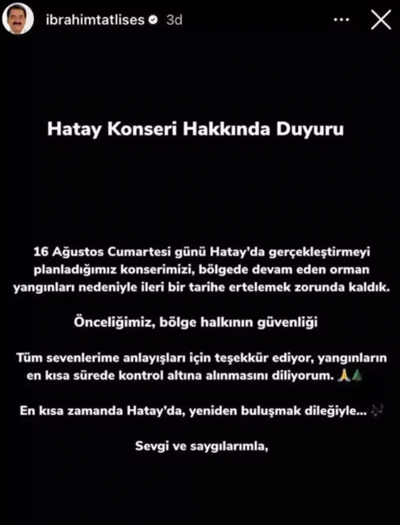 İbrahim Tatlıses’ten Hatay’a duygusal mesaj! 2