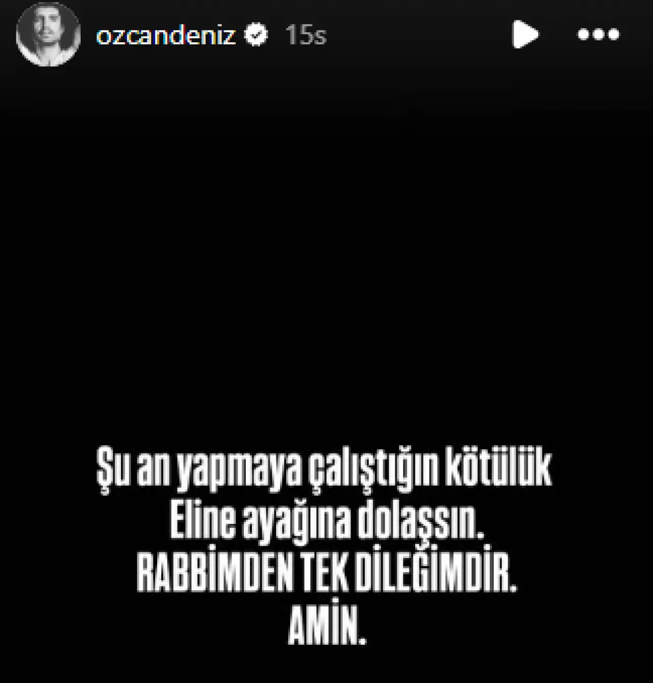 Özcan Deniz’den olay paylaşım: “Sen o masumun ahından kurtulamazsın!” 2