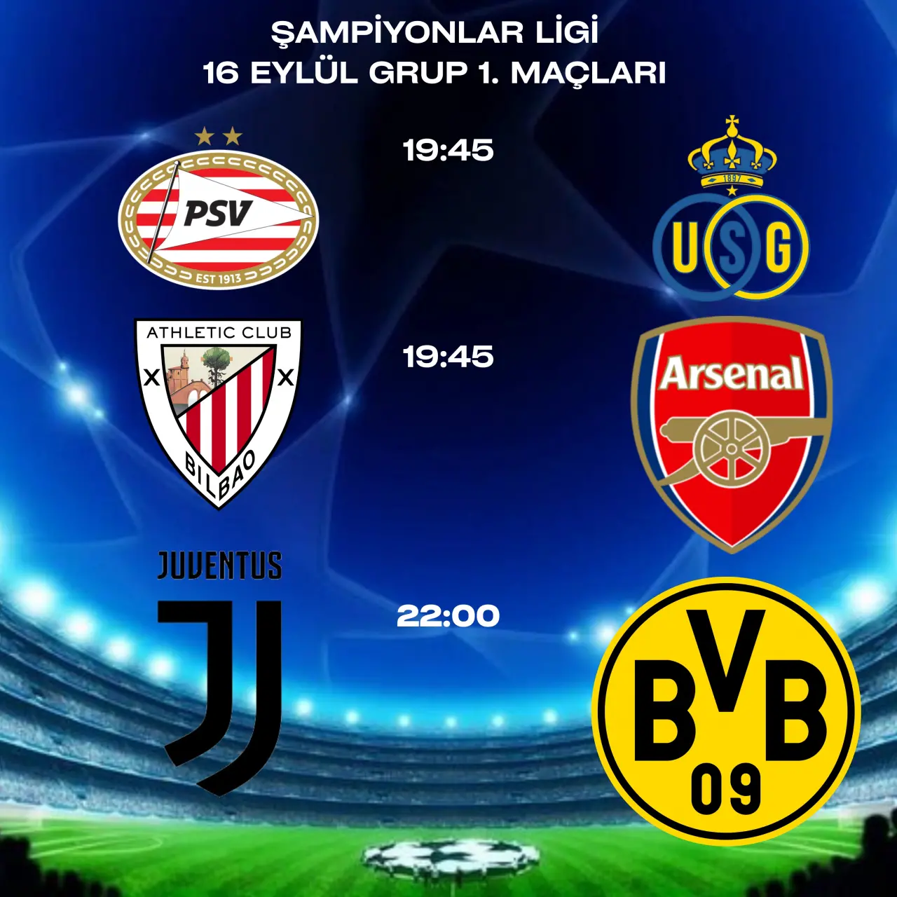 Şampiyonlar Ligi’nde grup maçları heyecanı başlıyor! 1