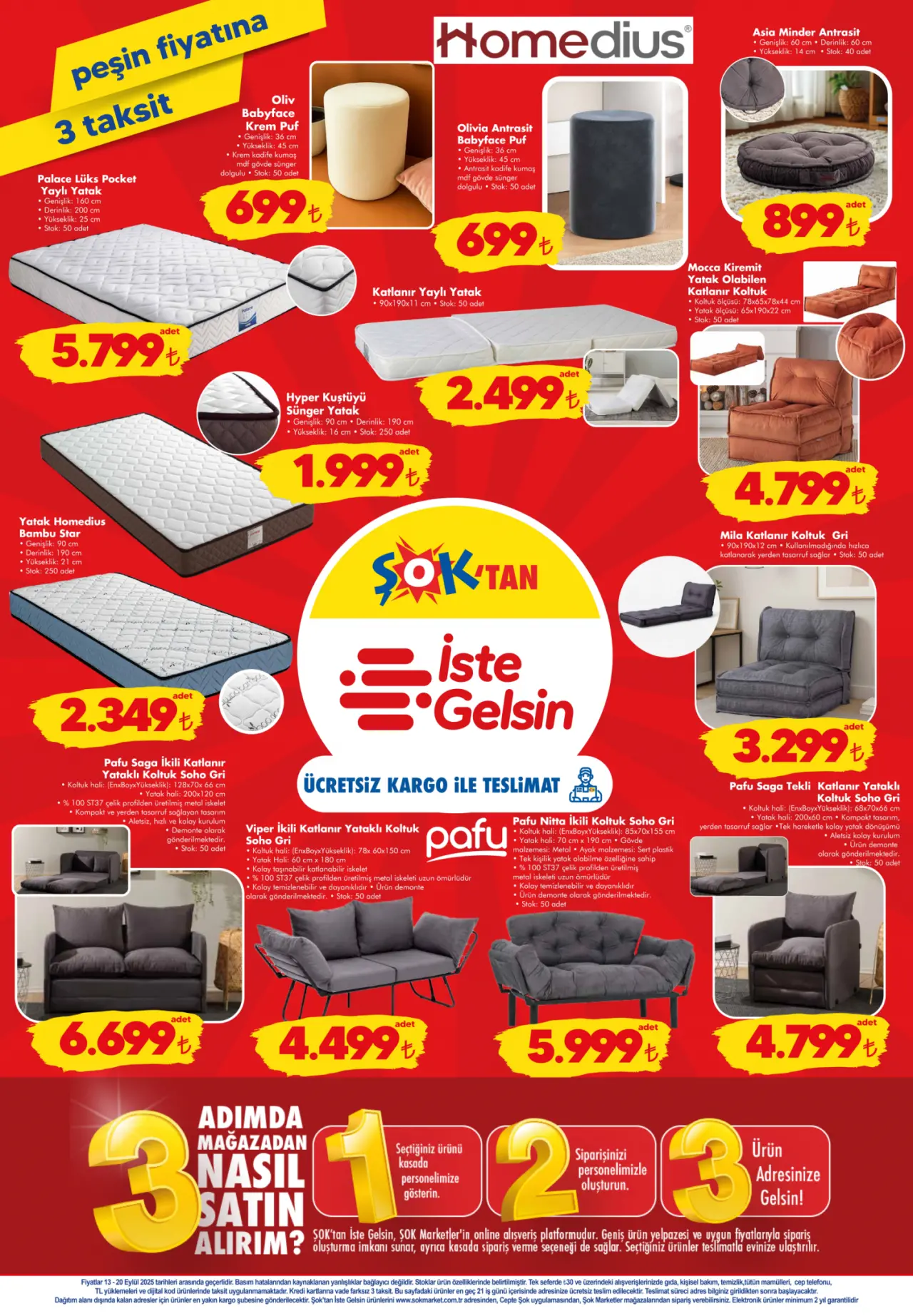 16 Eylül Şok Katalog Ürünlerinde Son Gün! Büyük Boy Valiz 779 TL 4