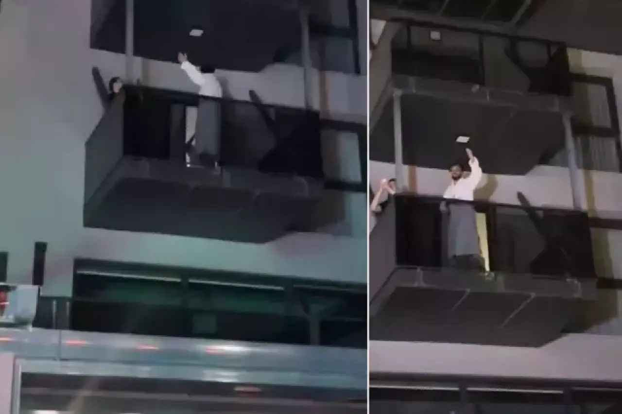 Sefo düğün eğlencesine bornozuyla katıldı! 2