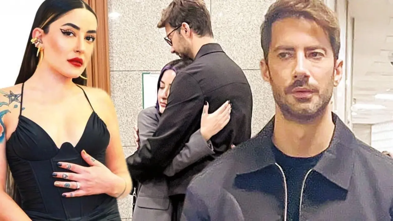 Melek Mosso ve Serkan Sağdıç sarılarak vedalaştı! 1