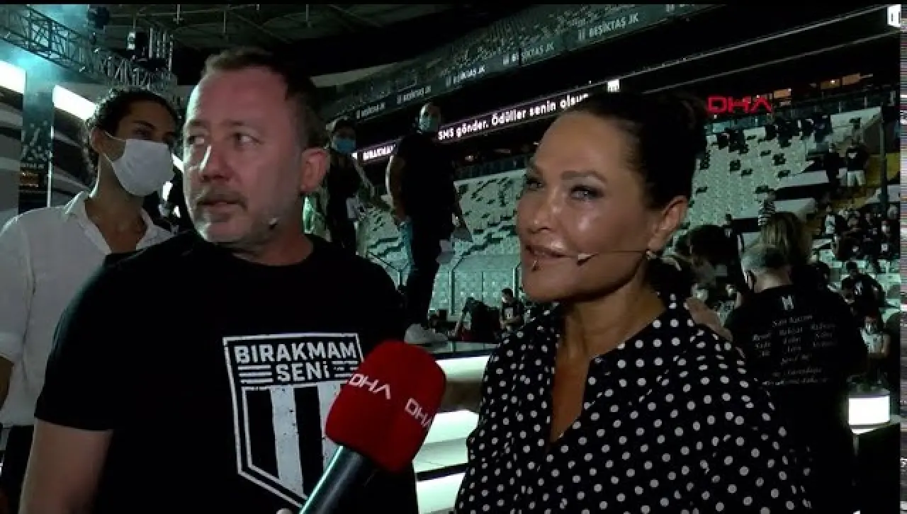 Hülya Avşar’dan Sergen Yalçın’a siyah-beyaz destek! 1